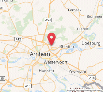 Map of Rozendaal, Gelderland