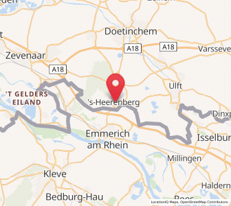 Map of ’s-Heerenberg, Gelderland