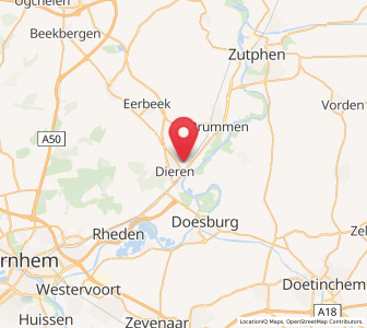 Map of Spankeren, Gelderland
