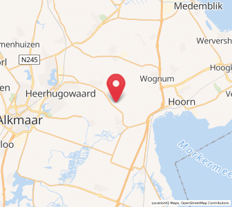 Map of Spierdijk, North Holland