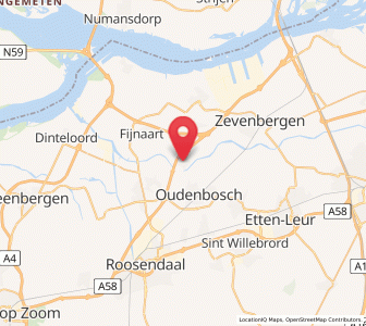 Map of Standdaarbuiten, North Brabant
