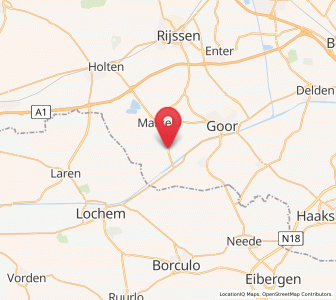 Map of Stokkum, Overijssel