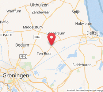 Map of Ten Post, Groningen