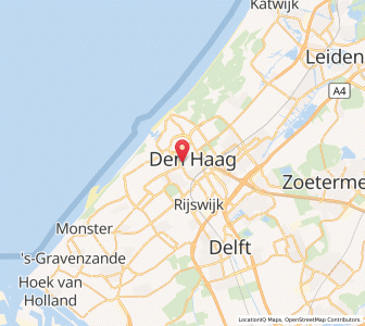 Map of Den Haag, South Holland