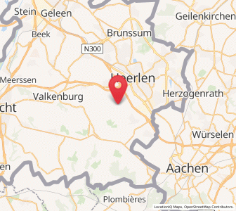 Map of Ubachsberg, Limburg