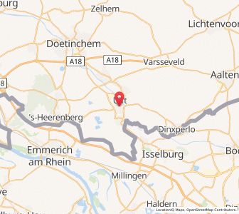 Map of Ulft, Gelderland