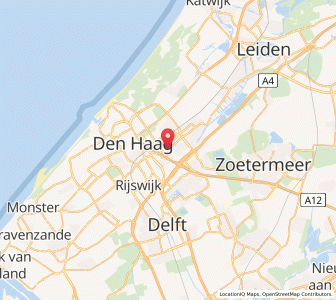 Map of Voorburg, South Holland
