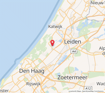 Map of Wassenaar, South Holland