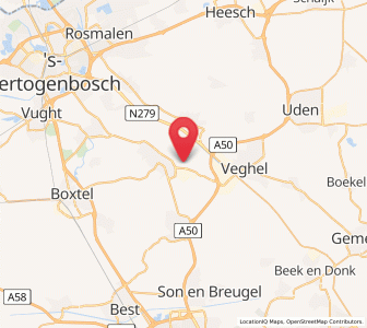 Map of Wijbosch, North Brabant