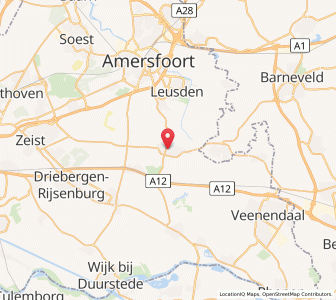 Map of Woudenberg, Utrecht