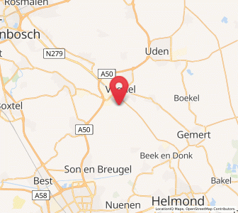 Map of Zijtaart, North Brabant