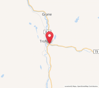 Map of Trofors, Nordland