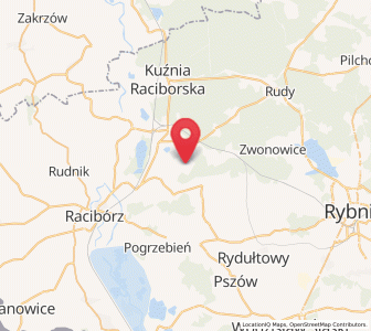 Map of Adamowice, Silesia
