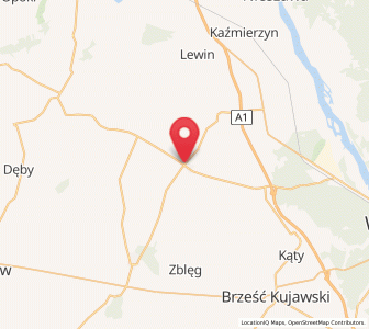 Map of Bądkowo, Kujawsko-Pomorskie