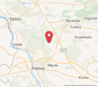 Map of Bałtów, Lublin