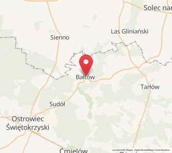 Map of Bałtów, Świętokrzyskie
