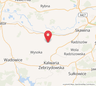 Map of Bęczyn, Lesser Poland