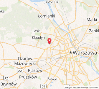 Map of Bemowo, Mazovia