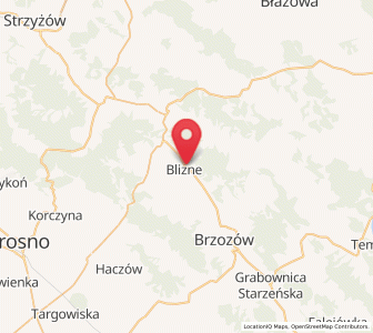 Map of Blizne, Subcarpathia
