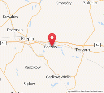 Map of Bottschow, Lubusz