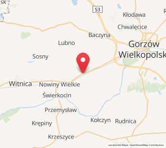 Map of Dühringshof, Lubusz