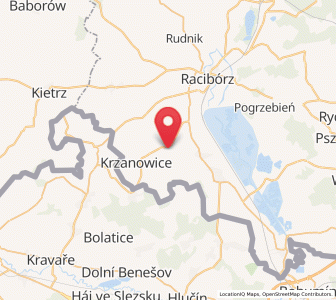 Map of Bojanów, Silesia