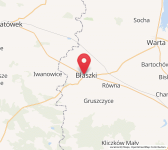Map of Borysławice, Łódź Voivodeship