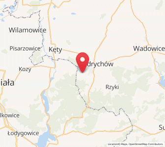Map of Brzezinka, Lesser Poland