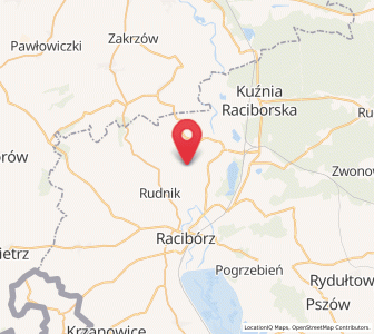 Map of Brzeźnica, Silesia