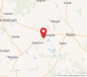 Map of Brzuze, Kujawsko-Pomorskie