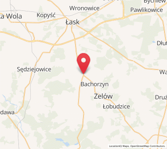 Map of Buczek, Łódź Voivodeship