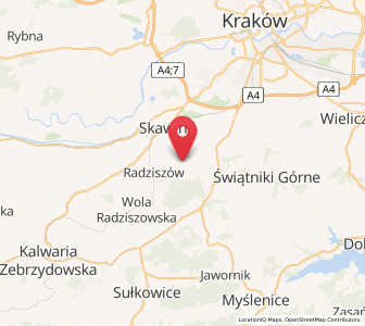 Map of Buków, Lesser Poland