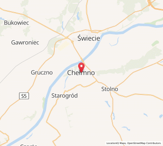 Map of Chełmno, Kujawsko-Pomorskie