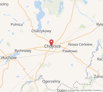 Map of Konitz, Pomerania
