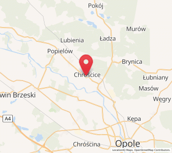 Map of Chróścice, Opole Voivodeship