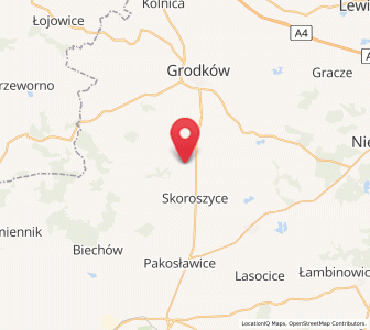 Map of Falkenau, Opole Voivodeship