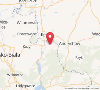 Map of Czaniec, Silesia