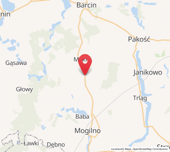 Map of Dąbrowa, Kujawsko-Pomorskie