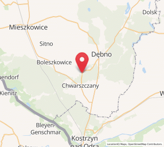 Map of Dargomyśl, West Pomerania