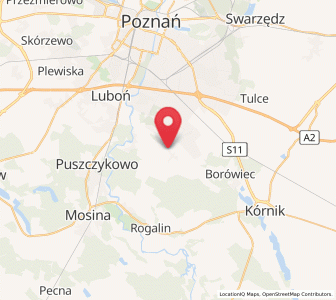 Map of Daszewice, Greater Poland