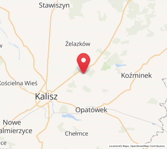 Map of Dębe, Greater Poland
