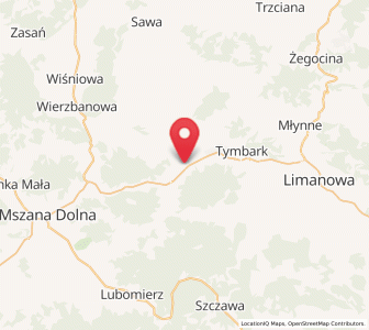 Map of Dobra, Lesser Poland