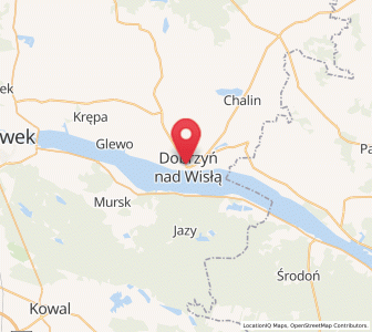 Map of Dobrzyń nad Wisłą, Kujawsko-Pomorskie