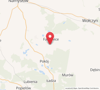 Map of Domaradz, Opole Voivodeship