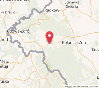 Map of Bad Reinerz, Lower Silesia