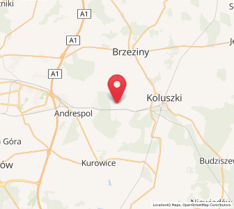 Map of Gałków Duży, Łódź Voivodeship
