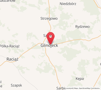 Map of Glinojeck, Mazovia