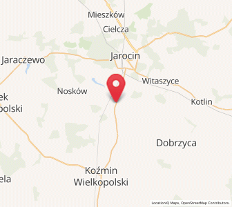 Map of Golina, Greater Poland