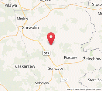 Map of Górzno, Mazovia