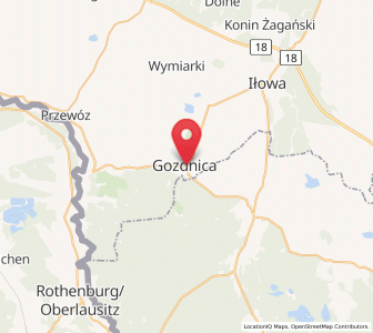 Map of Freiwaldau, Lubusz